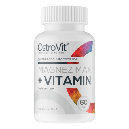 Ostrovit Magnez Max + Vitamin 60 tab.