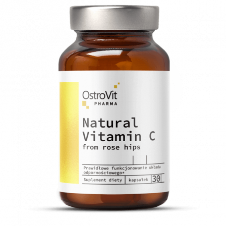 OstroVit Pharma Natural Vitamin C From Rose Hips 30 caps.