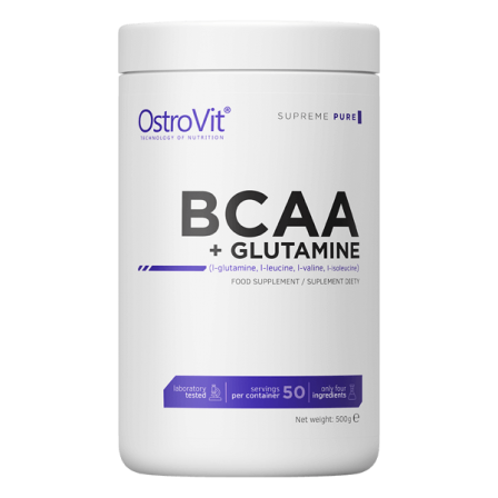 OstroVit BCAA + Glutamine 500 gr. Unflavoured