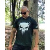 Тениска The Punisher V-Neck Dark Green