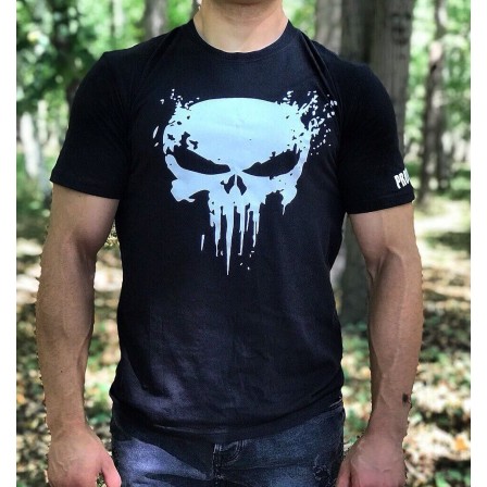 Тениска The Punisher Black