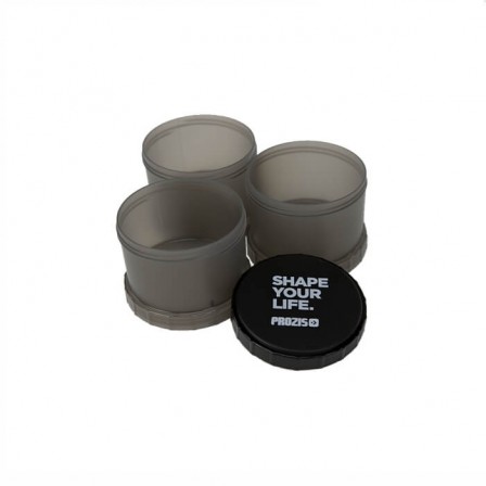 Prozis Powder Container Black 3 x 180ml - Резервоар за доза