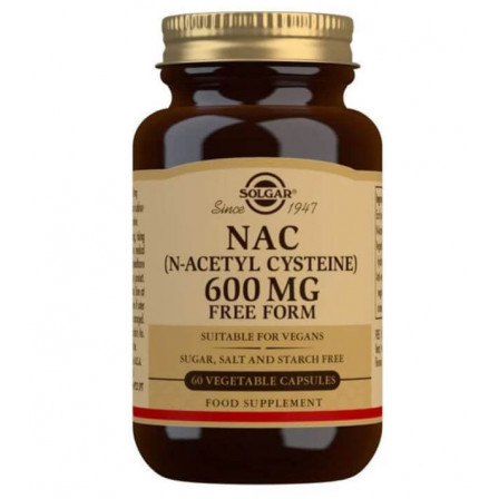 Solgar NAC 600 mg 30 veg caps.