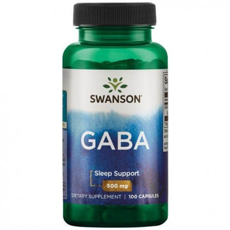 Swanson GABA Gamma Aminobutyric Acid 100 caps.