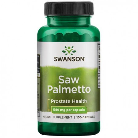 Swanson Saw Palmetto 540 mg 100caps.