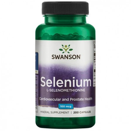 Swanson Selenium L-Selenomethionine 100mcg 200 caps.