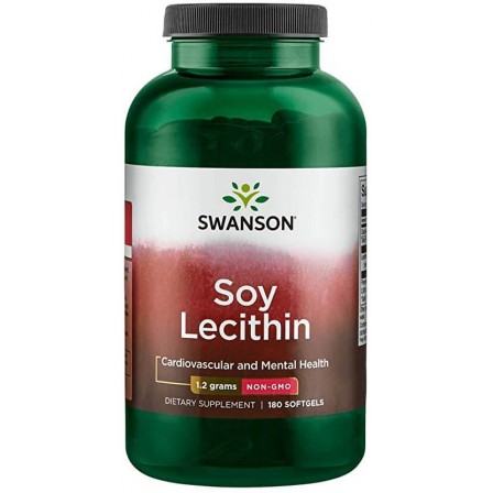 Swanson Lecithin Non-GMO 180 softgels