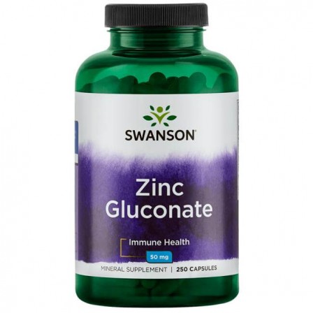 Swanson Zinc Gluconate 30 mg 250 caps.