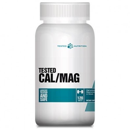 Tested Nutrition Calcium and Magnesium 120 tabs.