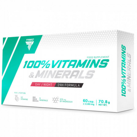 Trec Nutrition 100% Vitamins & Minerals 60 caps.