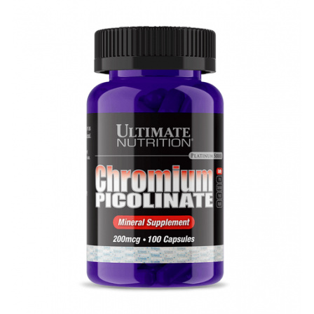 Ultimate Nutrition Chromium Picolinate 100 caps.