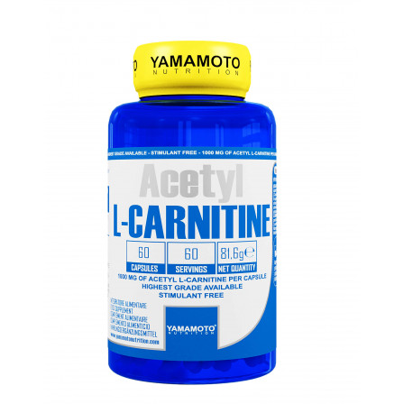 Yamamoto Nutrition Acetyl L-Carnitine 1000 mg. 60 caps.